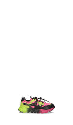 FLOWER MOUNTAIN by Naturino Sneaker bimba rosa/nera/verde
