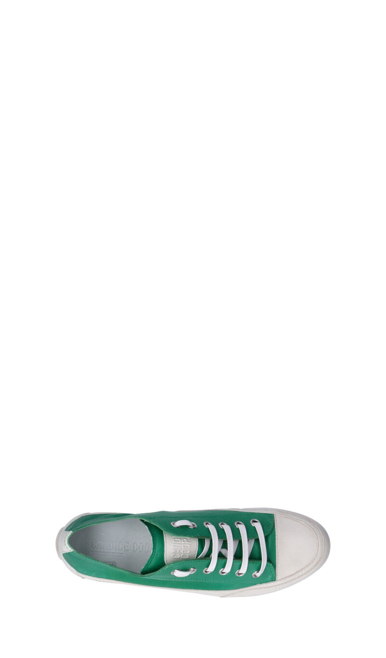 CANDICE COOPER. Sneaker donna verde in pelle