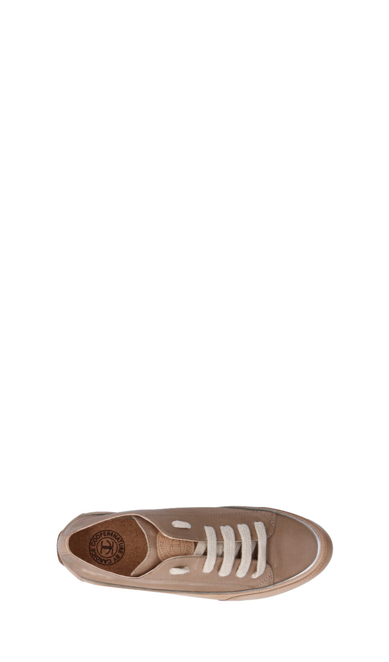 CANDICE COOPER. Sneaker donna marrone in pelle