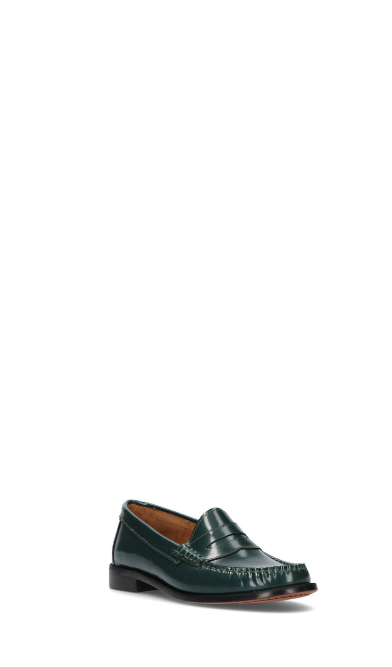 PHIL MELVIS Mocassino donna verde in pelle