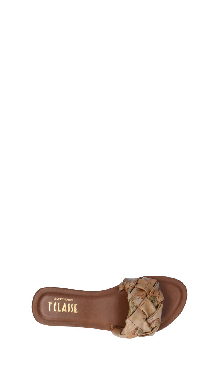 ALVIERO MARTINI Ciabatta donna beige