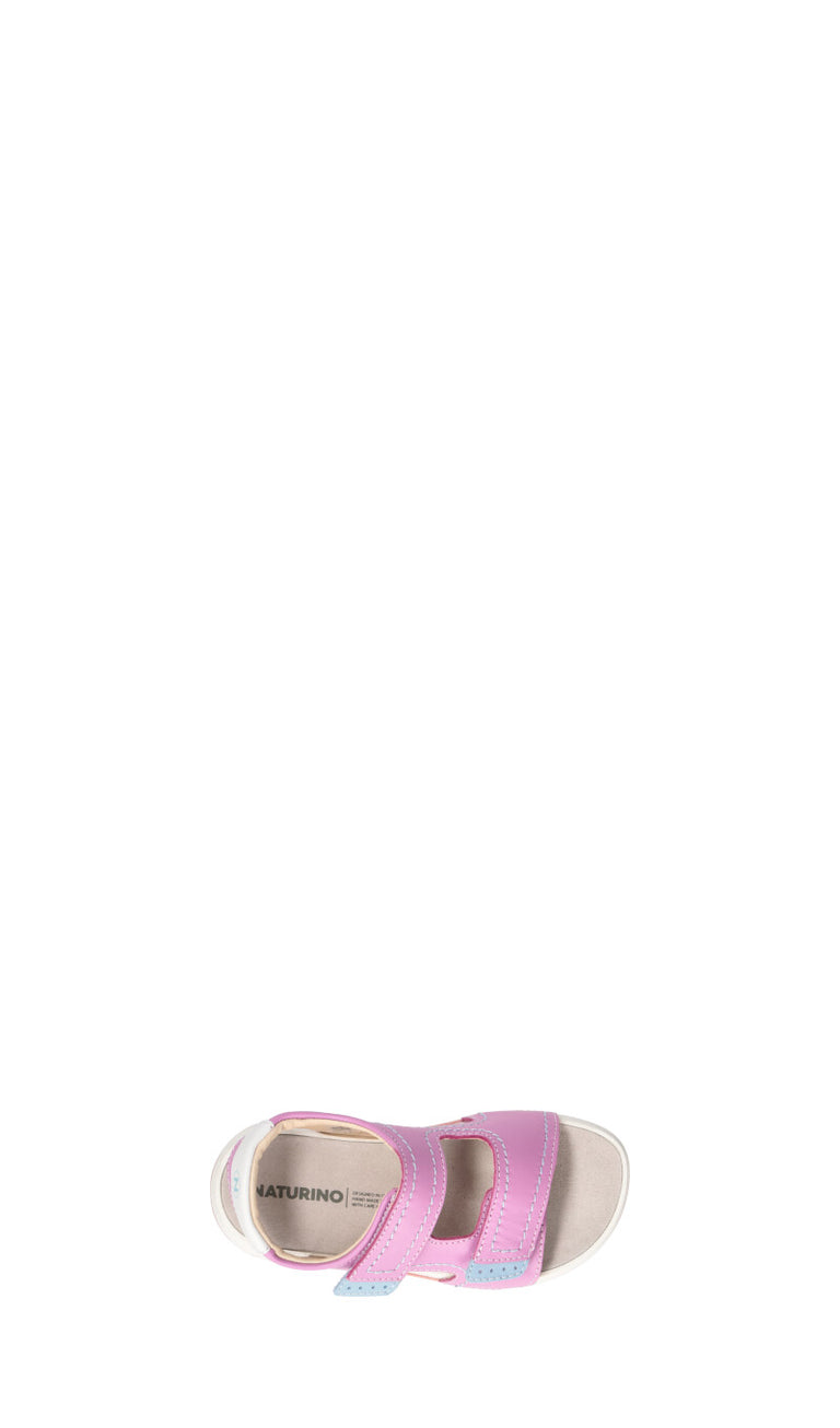NATURINO Sandalo bimbo rosa in pelle