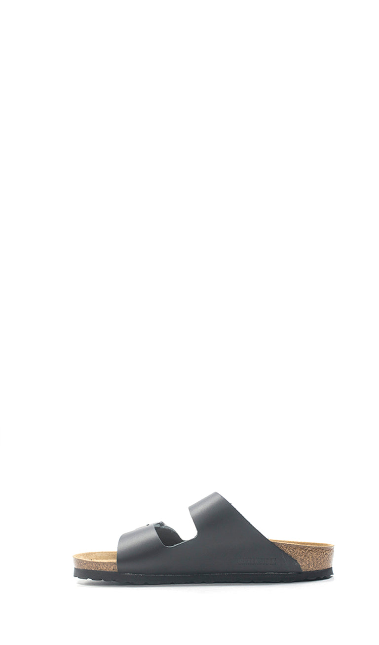 BIRKENSTOCK ARIZONA Ciabatta uomo nera in pelle