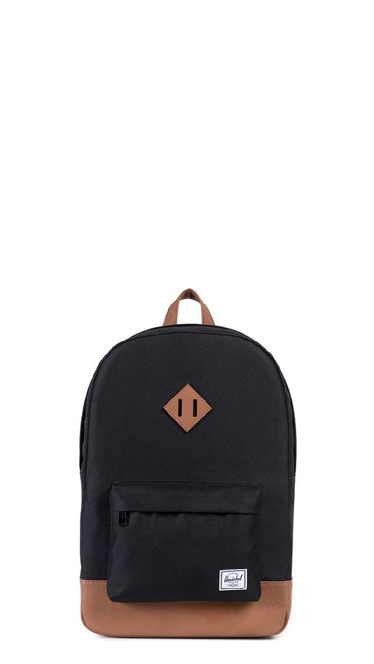 HERSCHEL CLASSIC HERITAGE Zaino nero/cuoio tessuto