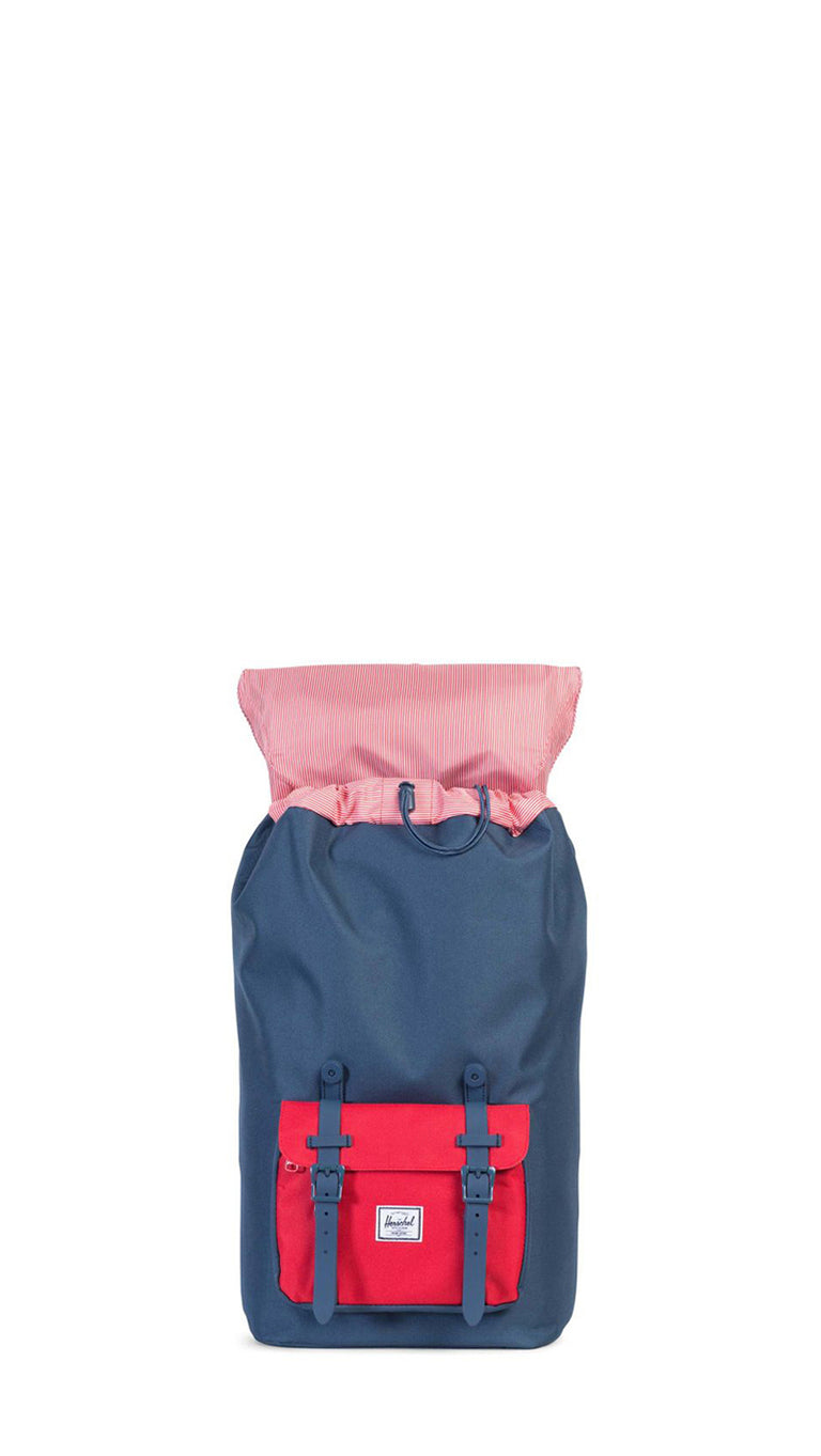 HERSCHEL LITTLE AMERICA Zaino blu/rosso in tessuto