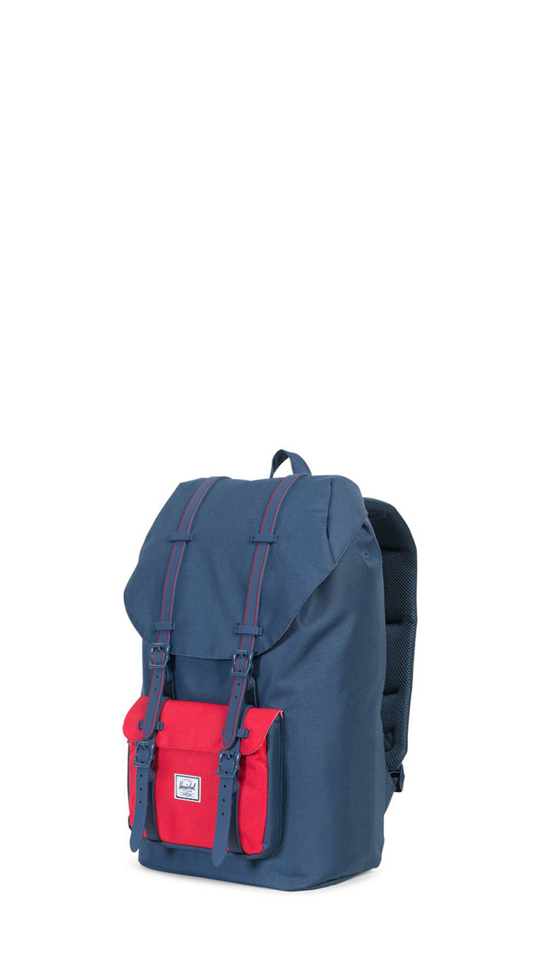 HERSCHEL LITTLE AMERICA Zaino blu/rosso in tessuto