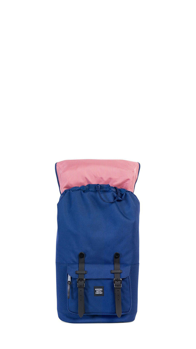 HERSCHEL LITTLE AMERICA Zaino blu/nero in tessuto