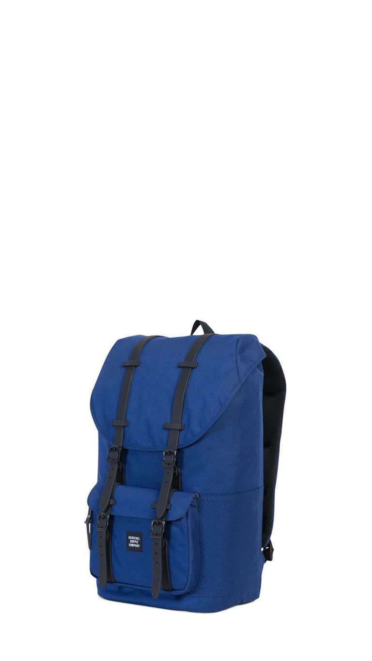 HERSCHEL LITTLE AMERICA Zaino blu/nero in tessuto