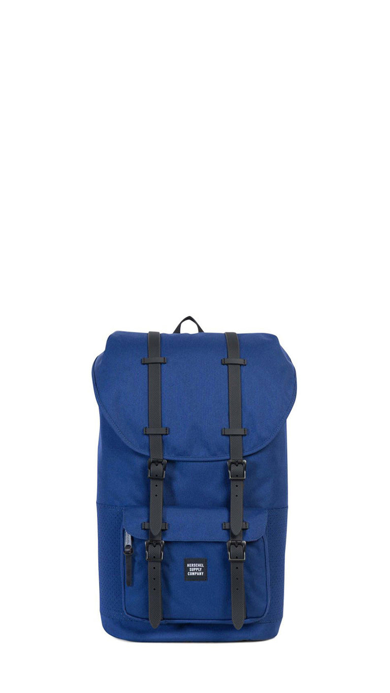 HERSCHEL LITTLE AMERICA Zaino blu/nero in tessuto