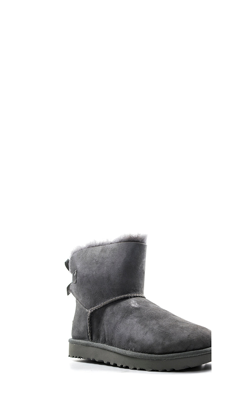 UGG MINI BAILEY BOW II Ugg donna grigio in suede