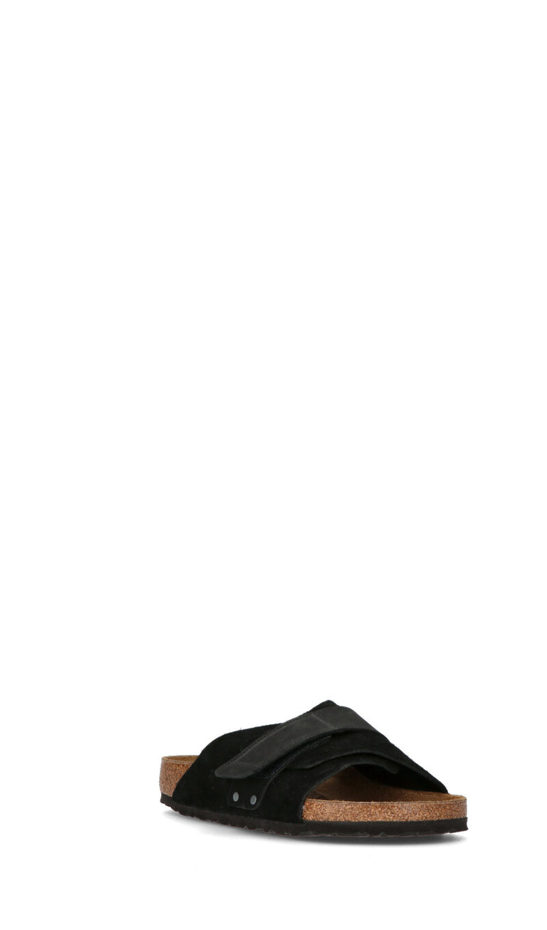 BIRKENSTOCK Ciabatta uomo nera in suede
