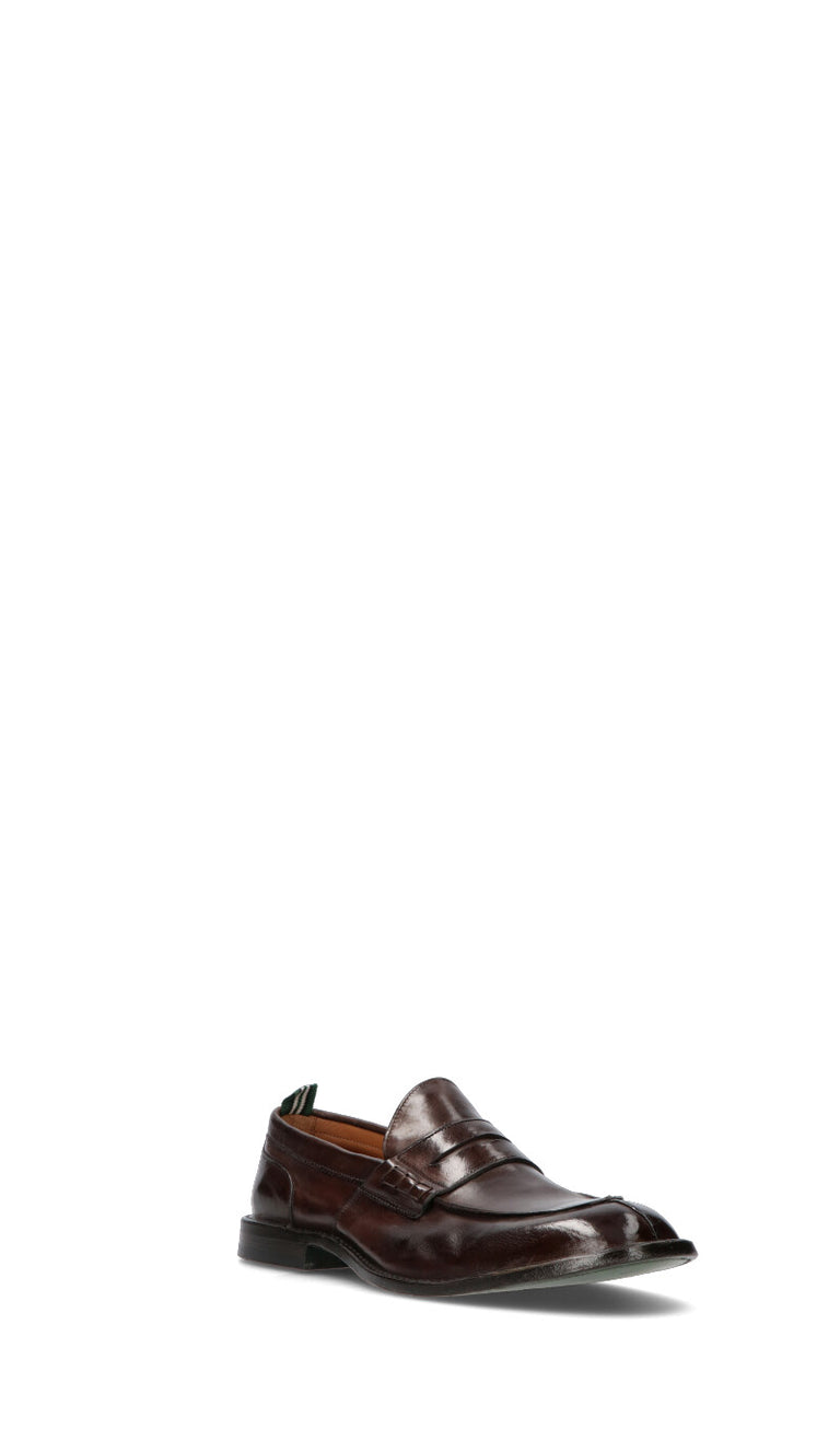 GREEN GEORGE Mocassino uomo marrone in pelle