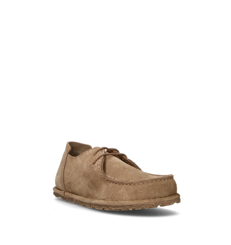 BIRKENSTOCK UTTI LACE Mocassino donna taupe in suede