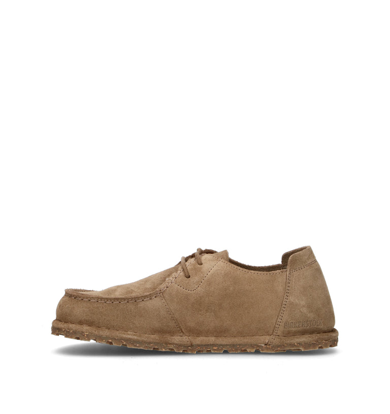 BIRKENSTOCK UTTI LACE Mocassino donna taupe in suede