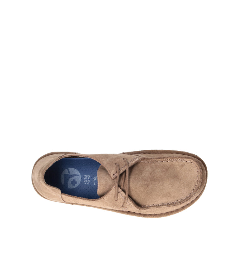 BIRKENSTOCK UTTI LACE Mocassino donna taupe in suede