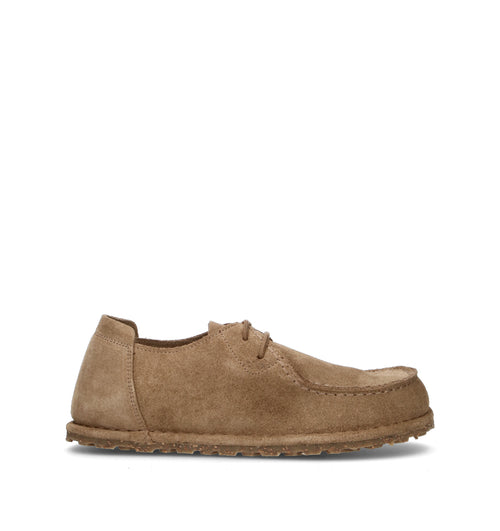 BIRKENSTOCK UTTI LACE Mocassino donna taupe in suede