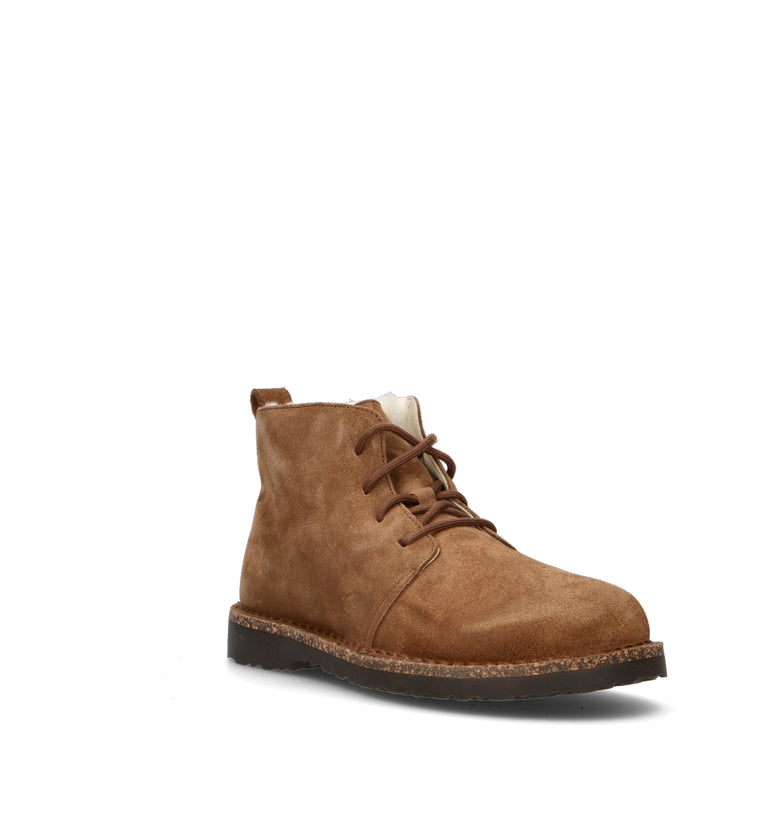 BIRKENSTOCK UPPSALA MID SHEARLING Polacco donna marrone in suede