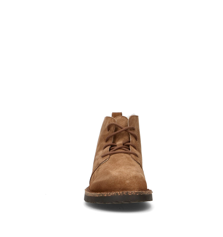 BIRKENSTOCK UPPSALA MID SHEARLING Polacco donna marrone in suede