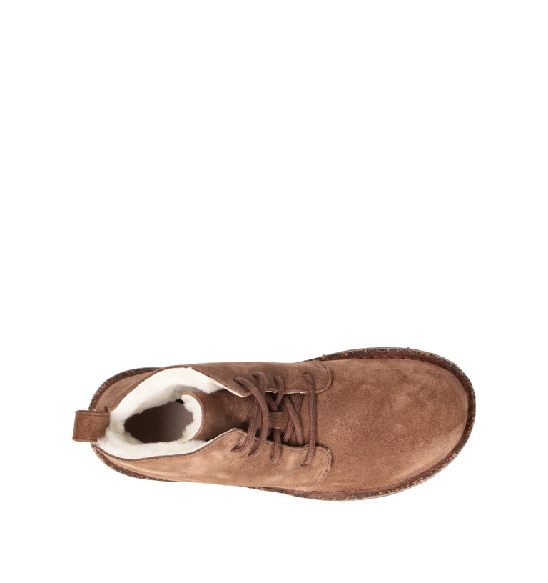 BIRKENSTOCK UPPSALA MID SHEARLING Polacco donna marrone in suede