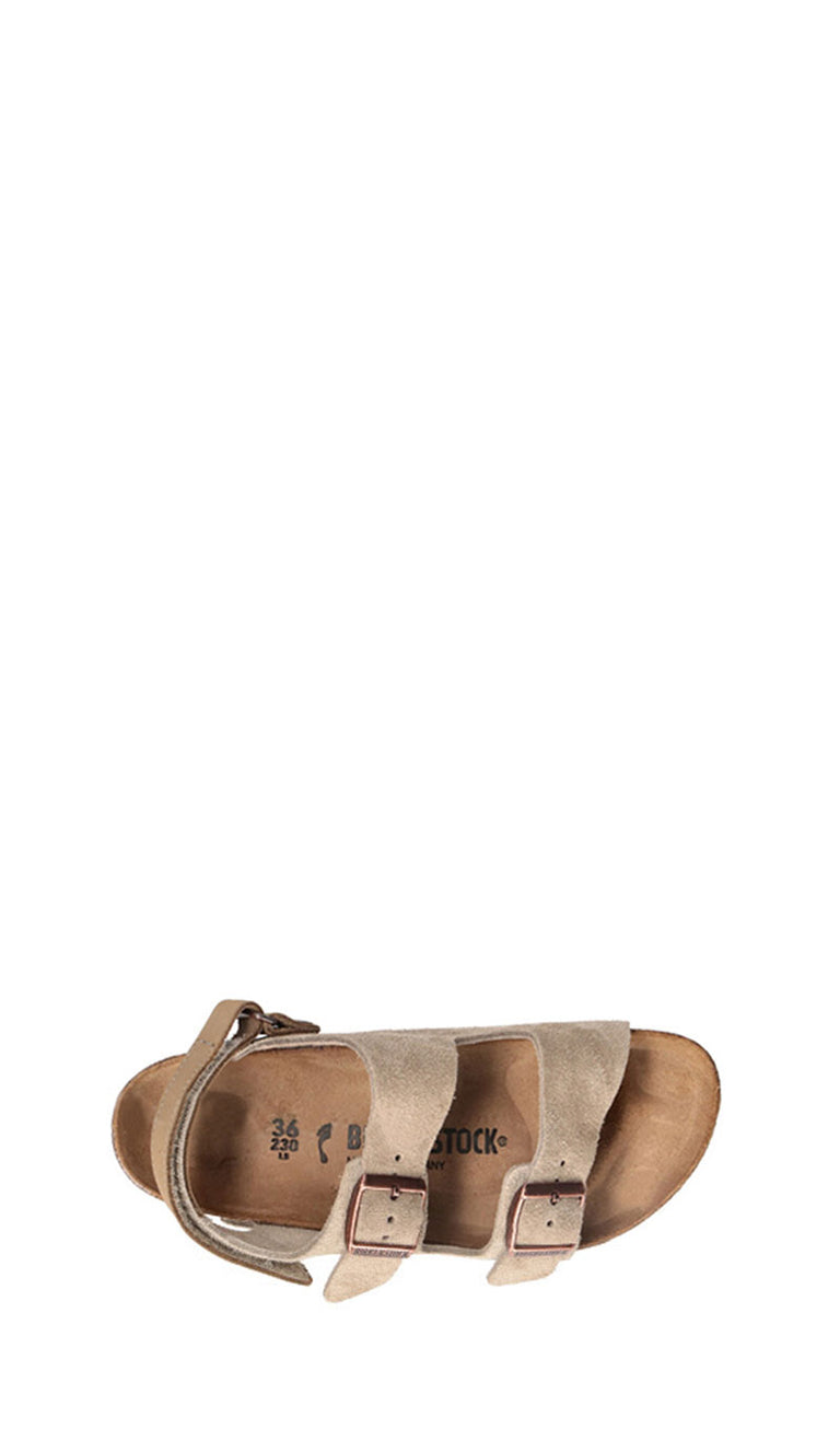 BIRKENSTOCK MILANO AS KIDS Sandalo unisex ragazzi taupe