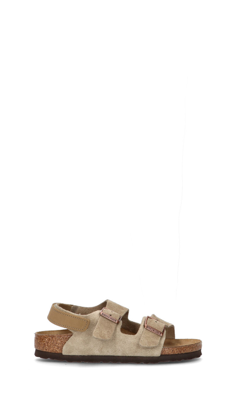 BIRKENSTOCK MILANO AS KIDS Sandalo unisex ragazzi taupe