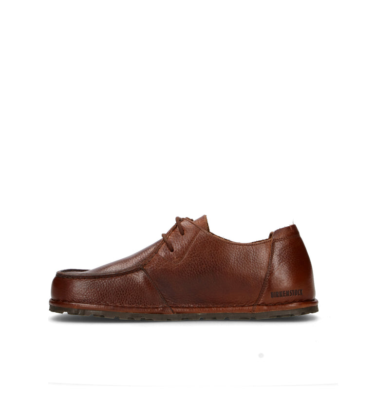 BIRKENSTOCK UTTI LACE Mocassino uomo marrone in pelle