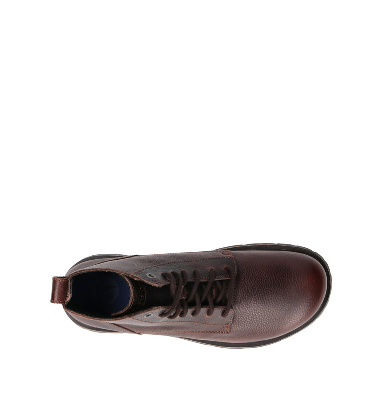 BIRKENSTOCK HIGHWOOD LACE MID Polacco uomo marrone in pelle