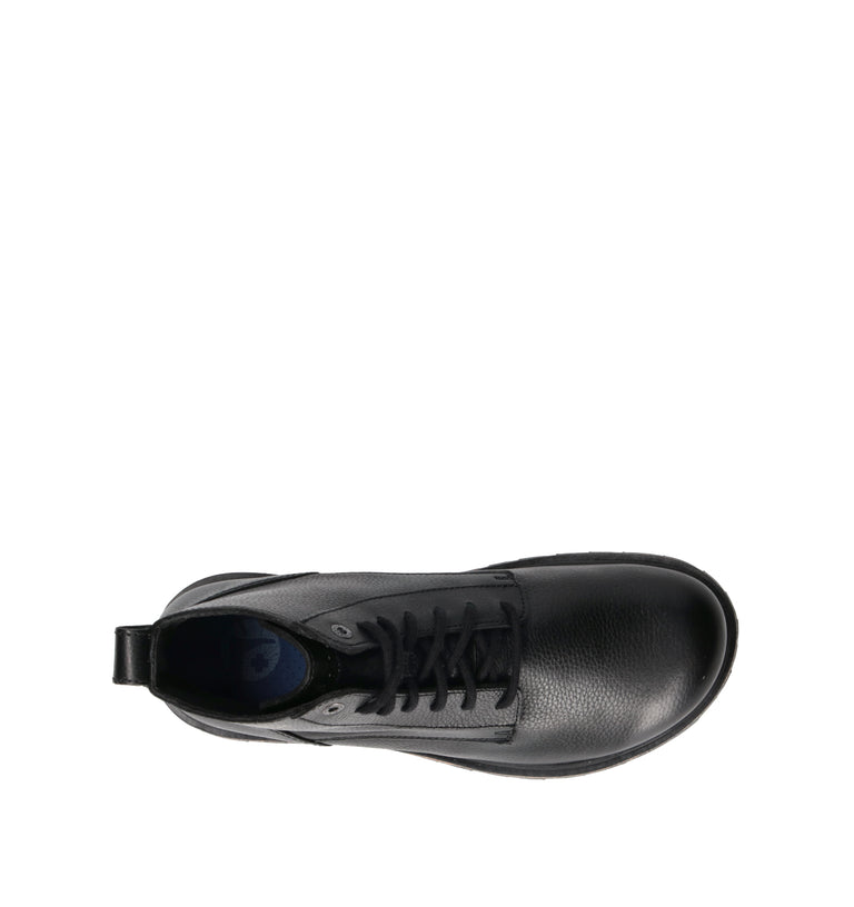 BIRKENSTOCK HIGHWOOD LACE MID Polacco uomo nero in pelle