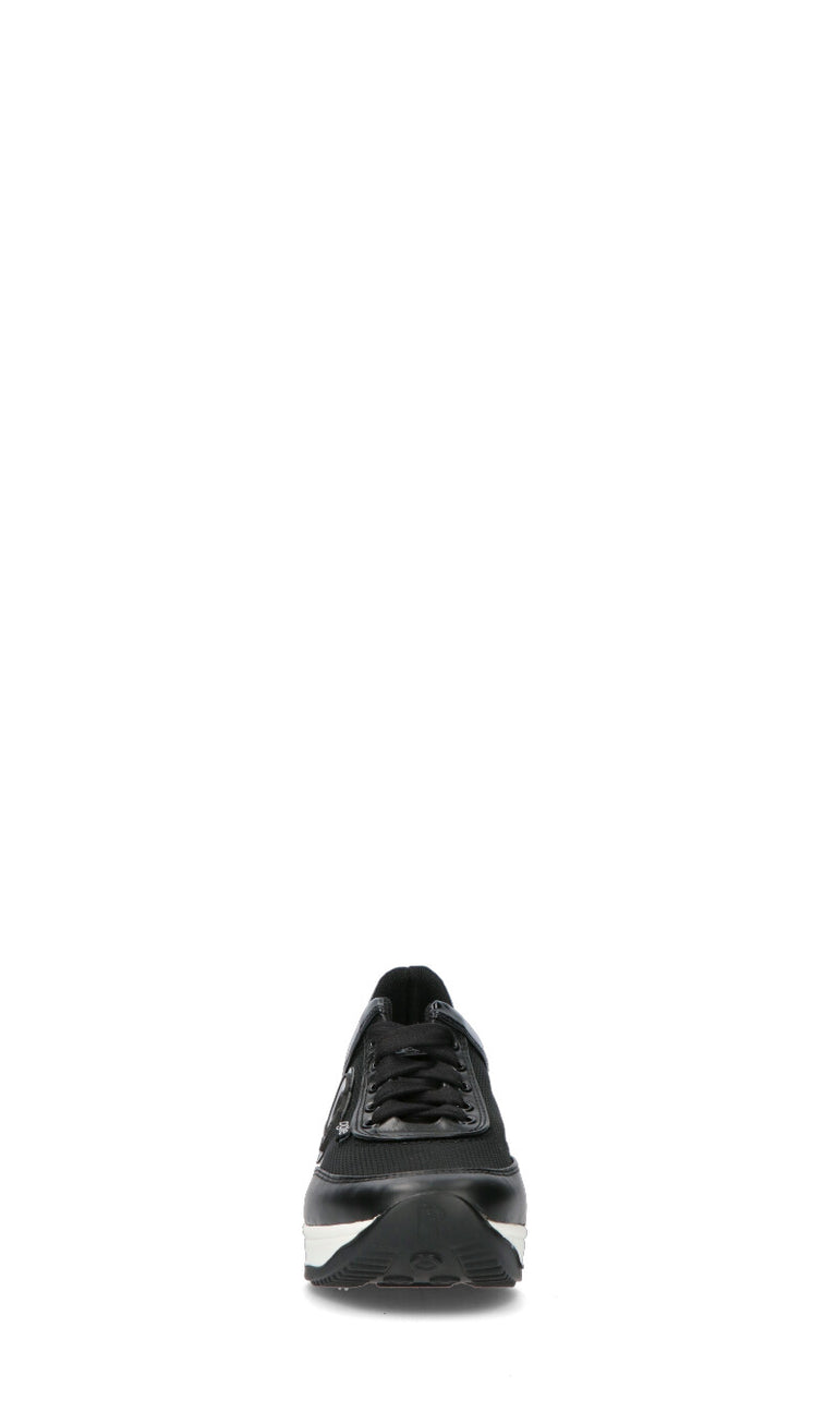 RUCOLINE Sneaker donna nera in pelle
