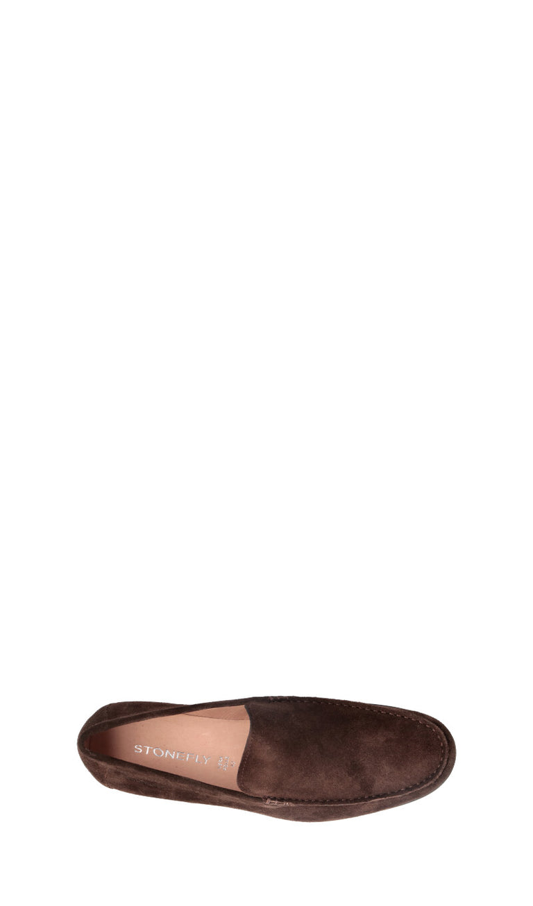 STONEFLY Mocassino uomo marrone in suede