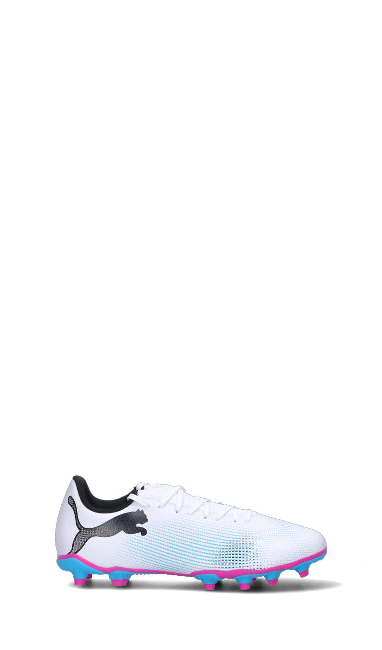 PUMA FUTURE 7 PLAY FG/AG Scarpa uomo bianca/rosa/azzurra