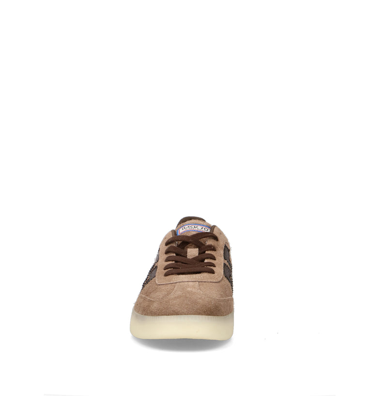 BACK 70 Sneaker uomo taupe/marrone in suede