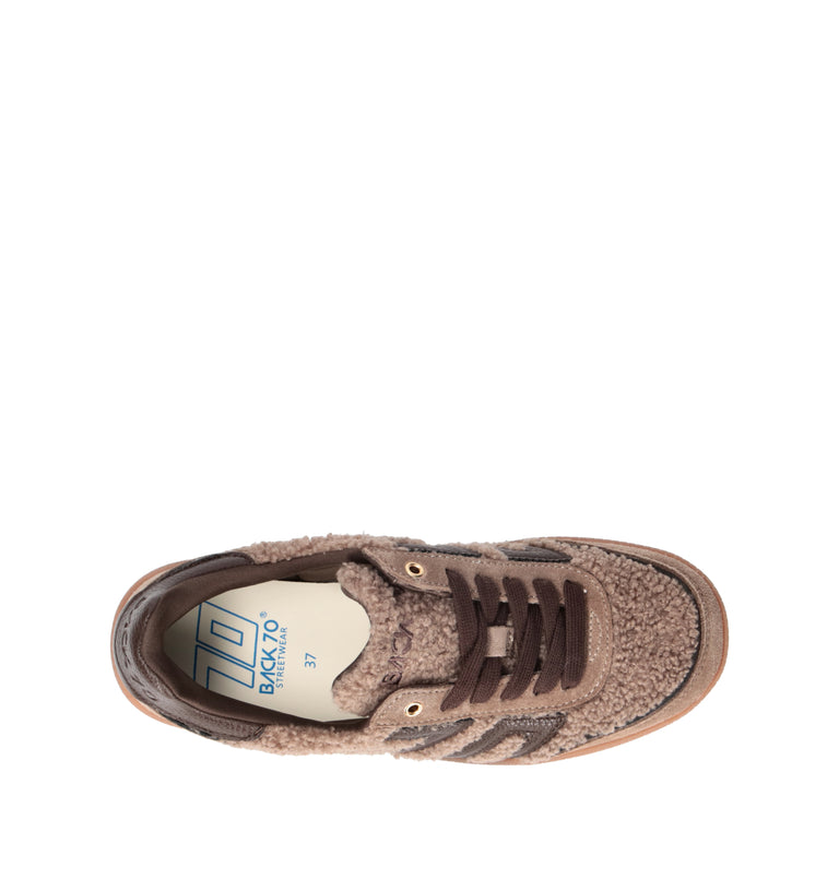 BACK 70 Sneaker donna taupe/marrone
