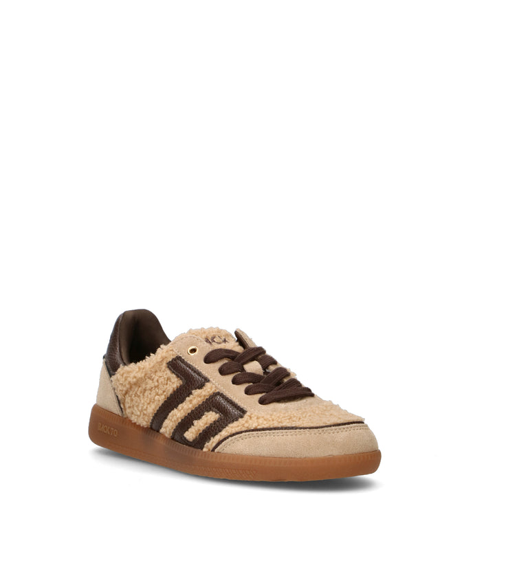 BACK 70 Sneaker donna beige/marrone