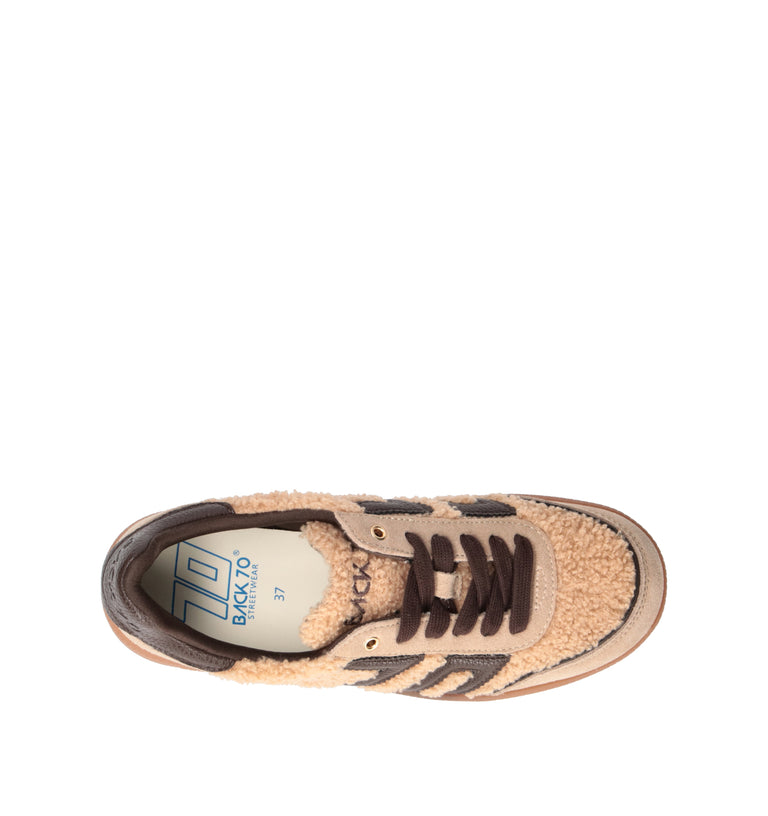 BACK 70 Sneaker donna beige/marrone
