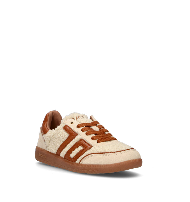 BACK 70 Sneaker donna panna/marrone