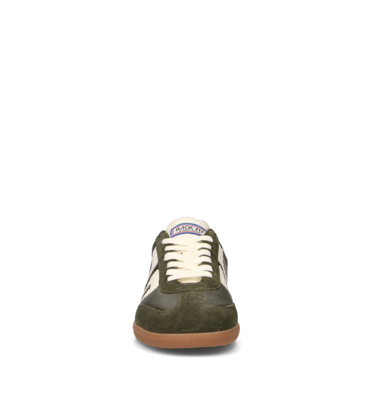 BACK 70 Sneaker uomo militare in pelle