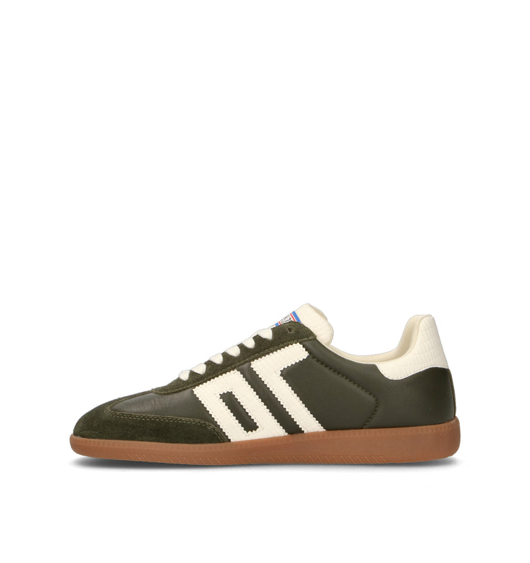 BACK 70 Sneaker uomo militare in pelle