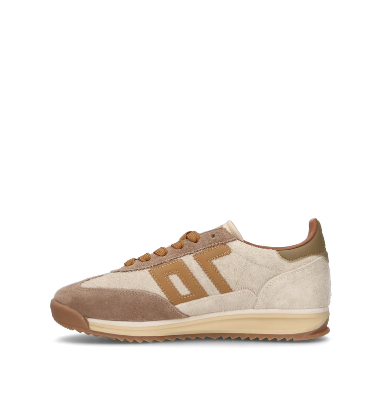 BACK 70 Sneaker donna beige in suede