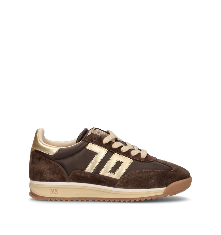 BACK 70 Sneaker donna marrone in pelle