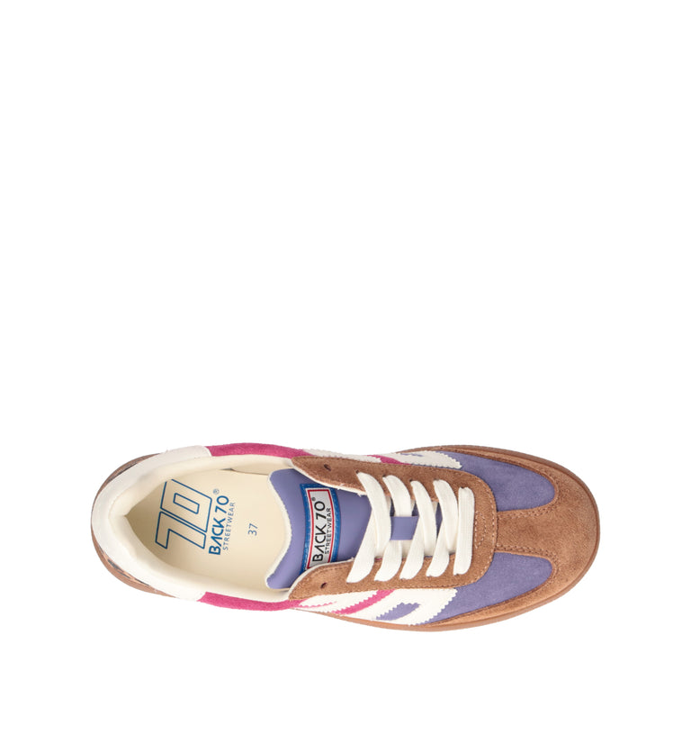 BACK 70 Sneaker donna multicolor in suede