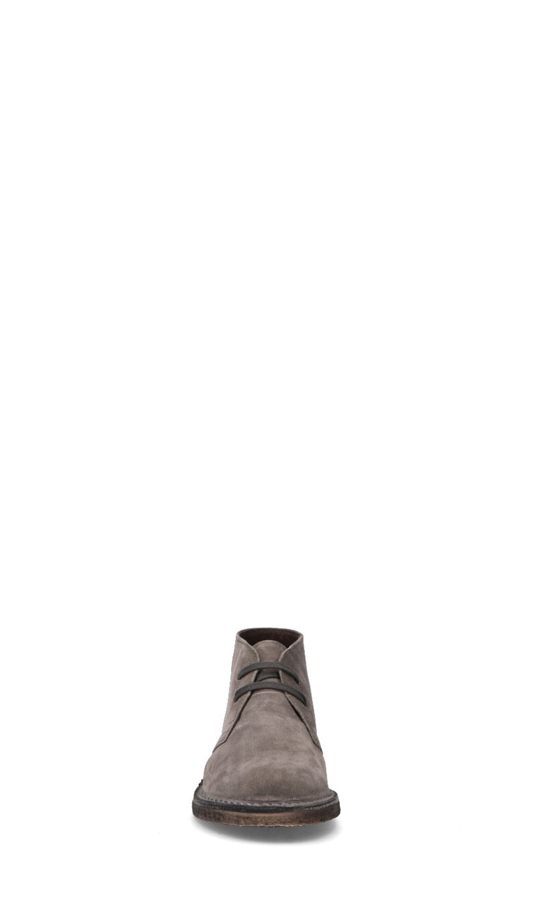 MEZZETINTE Polacchino uomo grigio in suede