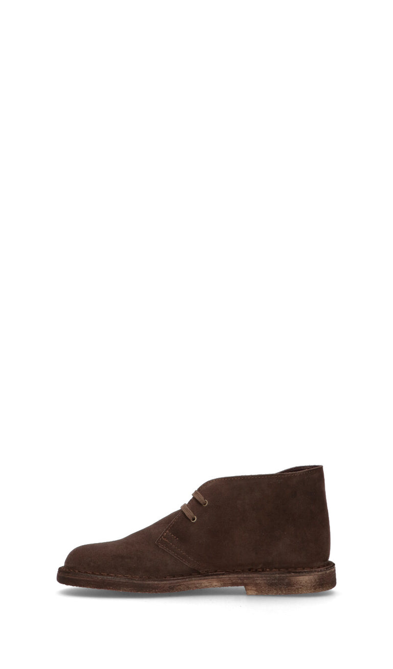 MEZZETINTE Polacchino uomo marrone in suede