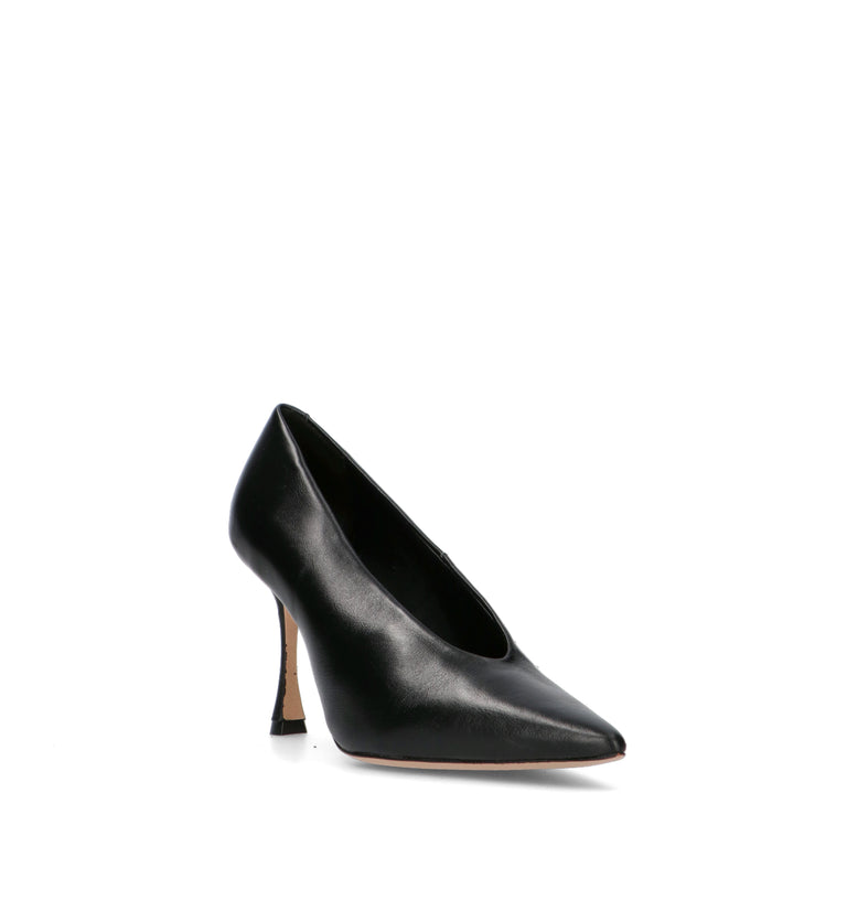 VICENZA Décolleté donna nero in pelle