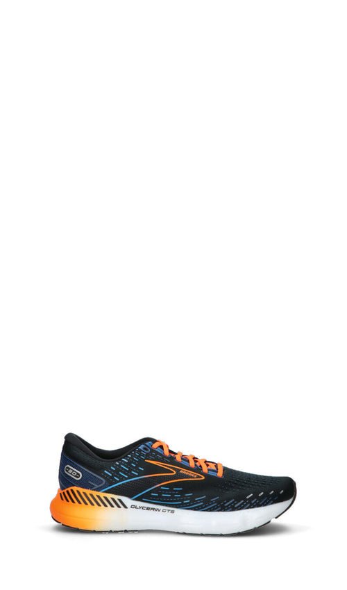 BROOKS Sneaker uomo nera/arancio/azzurra