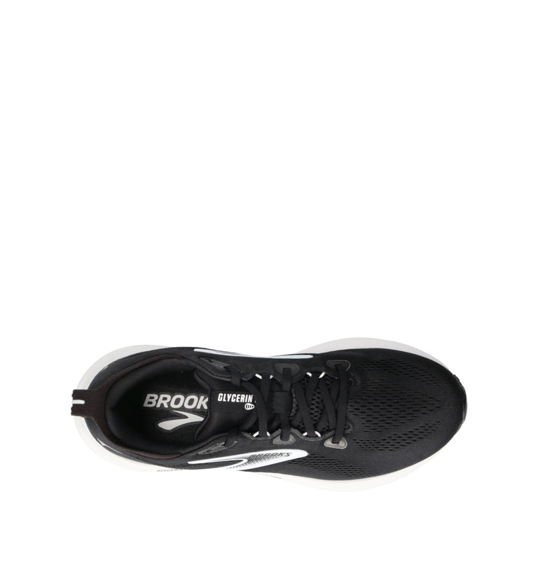 BROOKS GLYCERIN 22 Scarpa running uomo nera/bianca