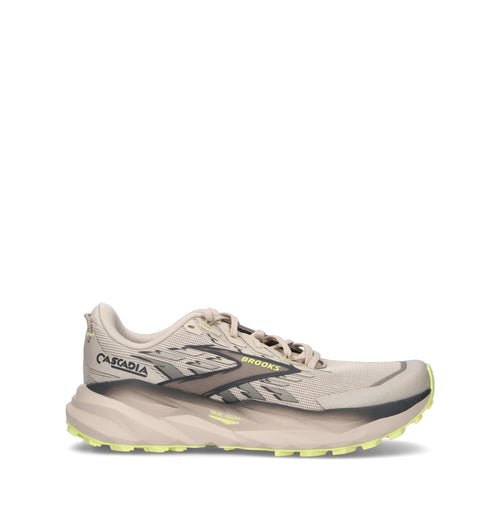 BROOKS CASCADIA 19 Scarpa trail running uomo beige