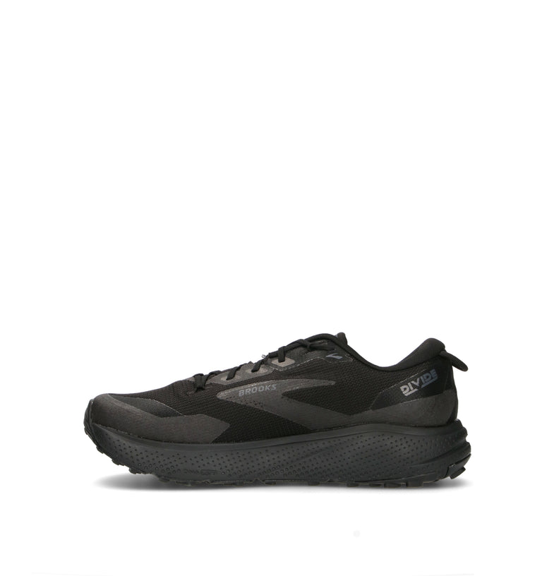 BROOKS DIVIDE 6 GTX Scarpa trail running uomo nera in gore-tex