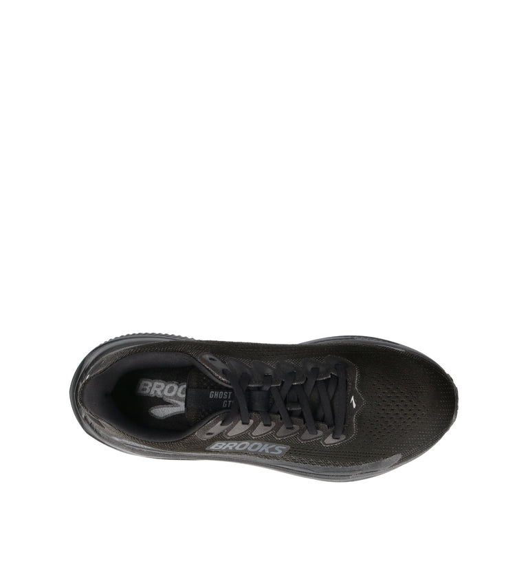 BROOKS GHOST 17 GTX Scarpa running uomo nera in gore-tex