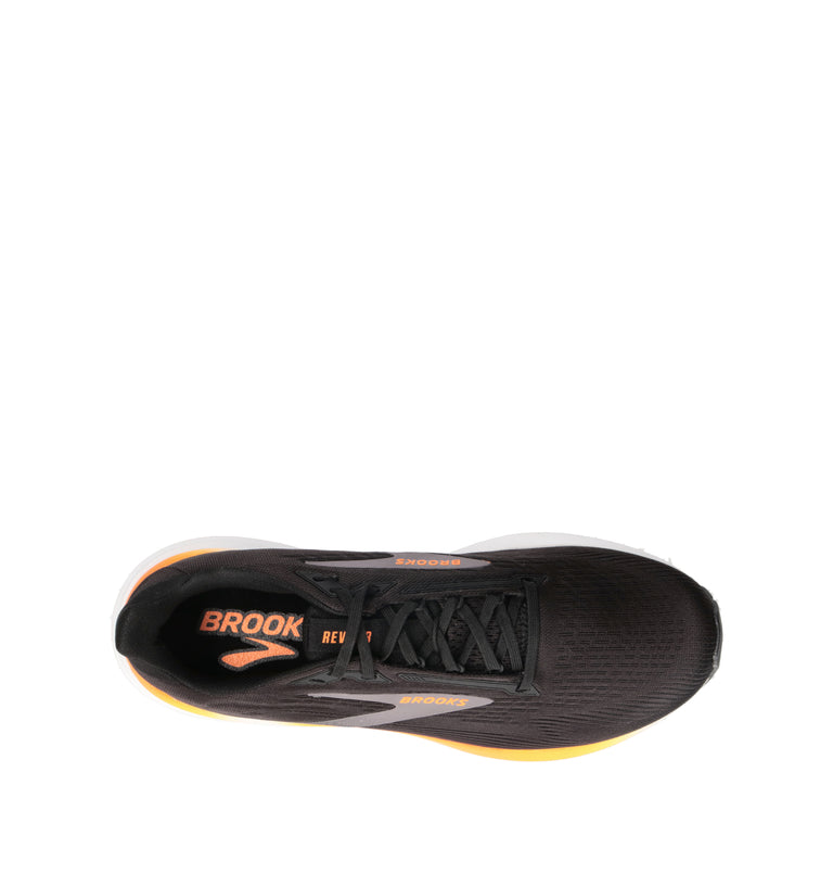 BROOKS REVEL 8 Scarpa running uomo nera in tessuto. Un mix perfetto di energia e comfort, progettata